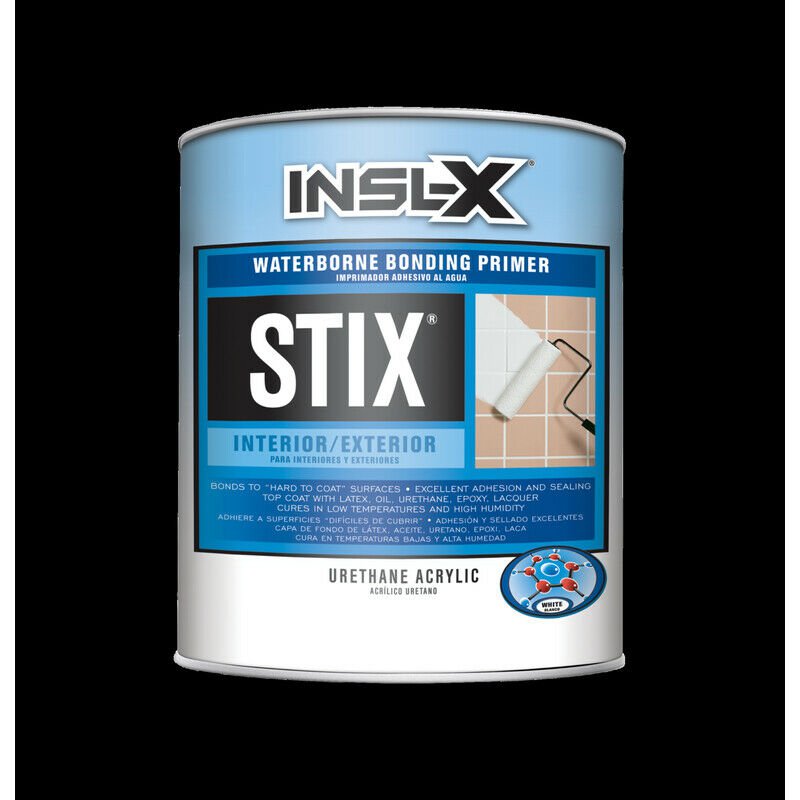 Inslx STIX Waterborne BONDING PRIMER 1 qt White Flat OilBased Acrylic