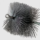 New! 16506 RUTLAND 6" Square Wire Chimney Sweep Cleaning Brush w/Pull Ring Black
