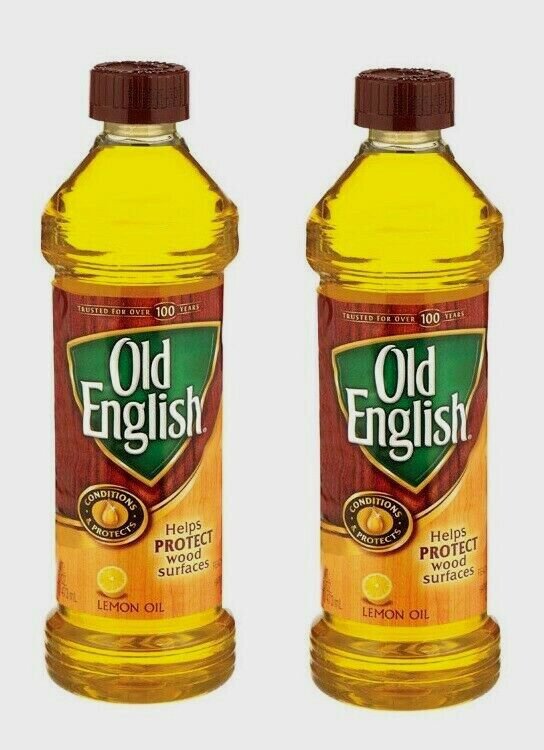 2 Old English Lemon Oil Conditions Protects Wood Surfaces Glow Lemon
