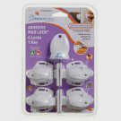 Dreambaby L855A ADHESIVE MAGNET LOCK 4 Locks 1 Key Baby Child Proof Magnetic