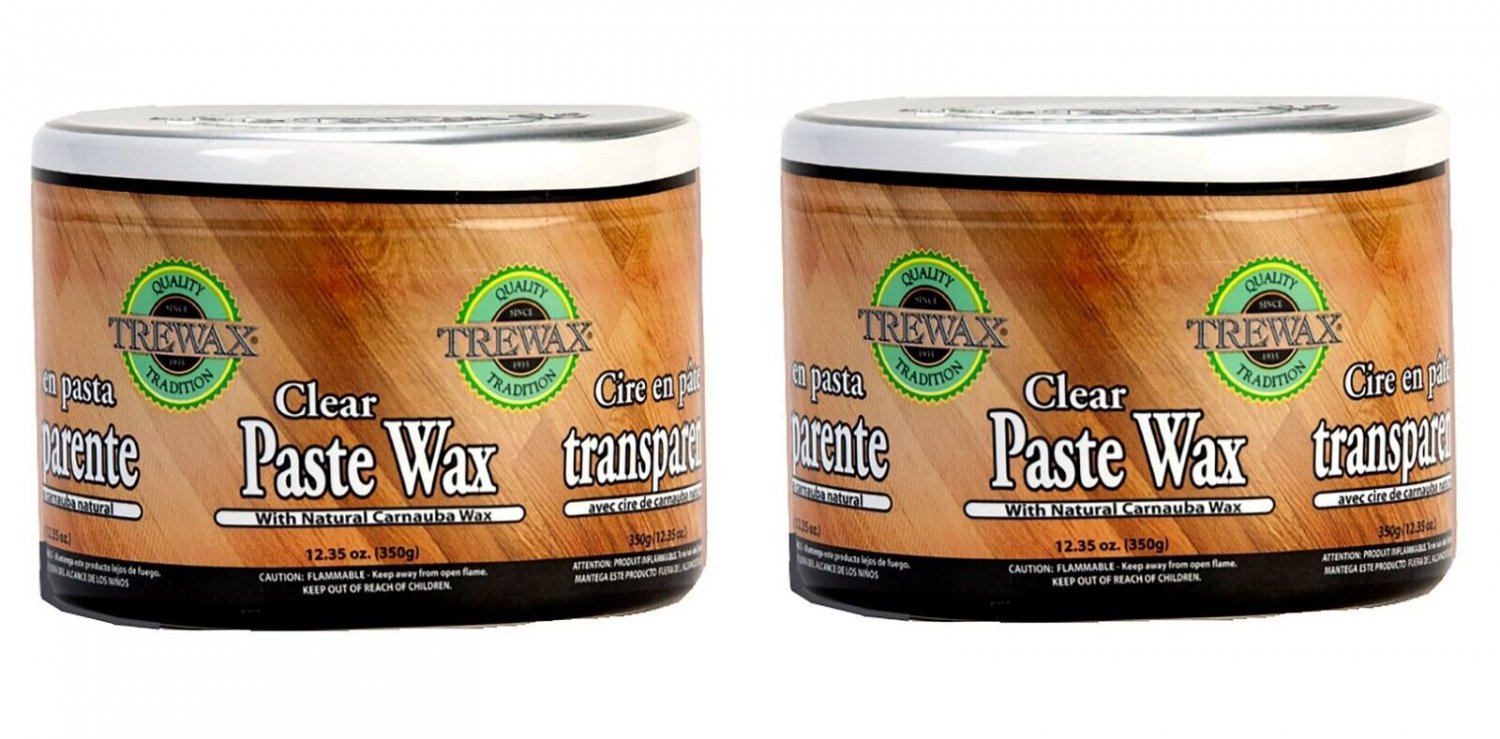 2 ~ Trewax Clear Paste Wax Clear Floor Wax Brazilian Carnauba Non-Slip ...