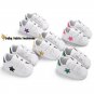Infant Baby Boy Girl Star Pre Walker Crib Shoes Soft Sole Sneakers 0-18 M