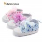 Infant Baby Girl Soft Sole Crib Shoes Non-slip Cute Floral Sneaker Shoes 0-18M