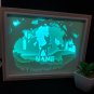 personalised bambi  inspired papercut shadow box, night light digital templet, svg, pdf, scut 5  C
