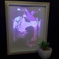 dinosaur t-rex papercut shadow box, night light digital templet, svg, pdf, scut5 A