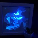 BATMAN  inspired papercut shadow box, night light digital templet, svg, pdf, scut5