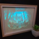 HARRY POTTER   inspired papercut shadow box, night light digital templet, svg, pdf, scut5