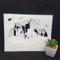 WINNIE THE POOH PIGLET inspired papercut shadow box, night light digital templet SVG PDF SCUT