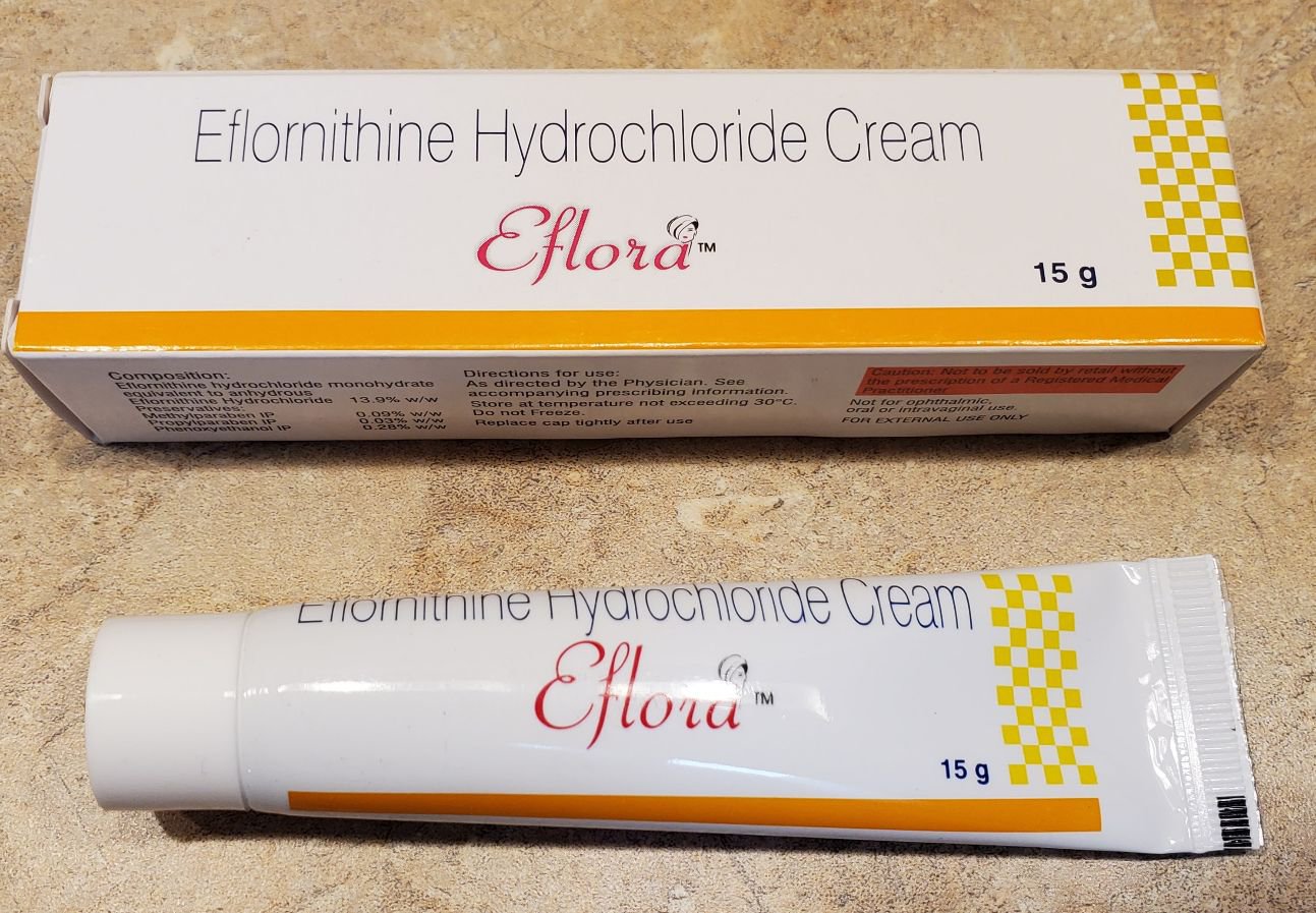 EFLORA FACIAL HAIR REMOVAL SKIN CREAM 15 GRAM TUBE