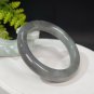 Natural Certificated Smoky Purple Violet Hetian Nephrite Bangle 57MM
