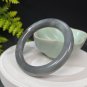 Natural Certificated Smoky Purple Violet Hetian Nephrite Bangle 57MM