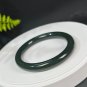 Natural Certificated Deep Qiemolan Hetian Nephrite Bangle 59MM