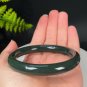 Natural Certificated Deep Qiemolan Hetian Nephrite Bangle 59MM