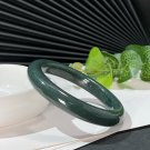 Natural Certificated Qiemolan Hetian Nephrite Bangle 55+MM