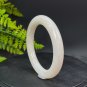 Natural Certificated Sugar White Nephrite Bangle 59MM