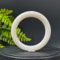 Natural Certificated Sugar White Nephrite Bangle 59MM