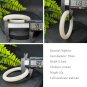 Natural Certificated Sugar White Nephrite Bangle 59MM