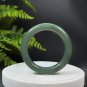 Natural Certificated Green Pale Blue Nephrite Jasper Bangle 58MM
