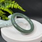 Natural Certificated Green Pale Blue Nephrite Jasper Bangle 58MM