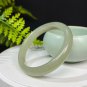 Natural Certificated Green Lake Hetian Nephrite Bangle 53+MM