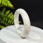 Natural Certificated Smoky White Hetian Nephrite Bangle 59MM