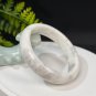 Natural Certificated Smoky White Hetian Nephrite Bangle 59MM
