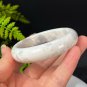 Natural Certificated Smoky White Hetian Nephrite Bangle 59MM