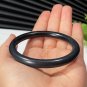Natural Certificated Exquisite Black Mutton Fat Hetian Nephrite Bangle 59MM