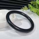 Natural Certificated Excellent Black Mutton Fat Hetian Nephrite Bangle 59MM