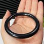 Natural Certificated Collectible Black Mutton Fat Hetian Nephrite Bangle 59MM