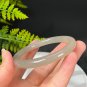 Natural Certificated Lotus Pink Hetian Nephrite Bangle 58MM
