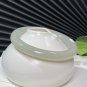 Natural Certificated Smoky Gray Floating Cyan Hetian Nephrite Bangle 59MM