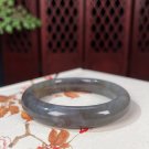Natural Certificated Grape Smoky Purple Hetian Nephrite Bangle 51MM