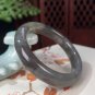 Natural Certificated Grape Smoky Purple Hetian Nephrite Bangle 51MM