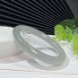 Natural Certificated Smoky Purple Hetian Nephrite Round Bangle 54MM