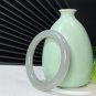 Natural Certificated Smoky Purple Hetian Nephrite Round Bangle 54MM