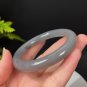 Natural Certificated Smoky Purple Hetian Nephrite Round Bangle 59MM