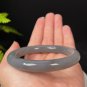 Natural Certificated Smoky Purple Hetian Nephrite Round Bangle 59MM