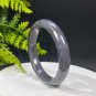 Natural Certificated Grape Smoky Purple Hetian Nephrite Bangle 58MM