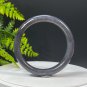 Natural Certificated Grape Smoky Purple Hetian Nephrite Bangle 58MM