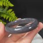 Natural Certificated Grape Smoky Purple Hetian Nephrite Bangle 58MM