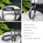 Natural Certificated Grape Smoky Purple Hetian Nephrite Bangle 58MM