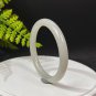 Natural Certificated Mutton Fat Floating Smoky Purple Hetian Nephrite Bangle 57MM