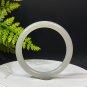 Natural Certificated Mutton Fat Floating Smoky Purple Hetian Nephrite Bangle 57MM