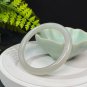 Natural Certificated Mutton Fat Floating Smoky Purple Hetian Nephrite Bangle 57MM