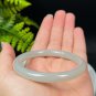 Natural Certificated Mutton Fat Floating Smoky Purple Hetian Nephrite Bangle 57MM