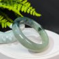 Rare Natural Certificated Green Lake Floating Flower Hetian Nephrite Bangle 55MM