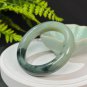 Rare Natural Certificated Green Lake Floating Flower Hetian Nephrite Bangle 55MM