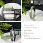 Natural Certificated Hand Carved Bamboo Green Lake Floating Sugar Hetian Nephrite Bangle 55+MM
