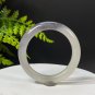 Natural Certificated Gradient Smoky Purple Hetian Nephrite Bangle 50MM